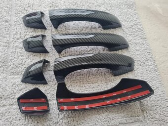 KARBONOVÉ klučky krytky klučiek pre ŠKODA / VOLKSWAGEN - 6
