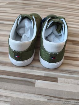 PÁNSKÉ SPORTOVNÍ TENISKY | KHAKI ZELENÁ | TOMMY HILFIGER - 6