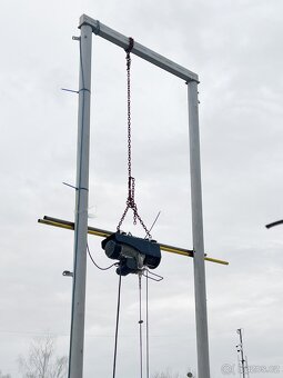 Stavební výtah, vrátek, navijak s konstrukci cca 6 - 6