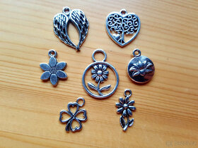 nový náramek polodrahokam minerál růženín křišťál ametyst - 6