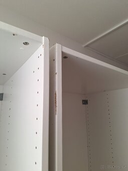 Šatní skříň, ikea, bílá - 6