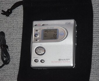 Minidisc SHARP MD-MT200,MDLP, media,manual, přísluš - 6