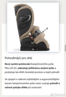 50% sleva - Cybex Pallas G2 i-Size Beige Plus 2025 - 6