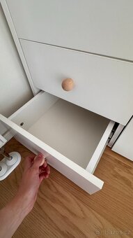 Dětská skříň Elmo 02 – bílá / buk - 6