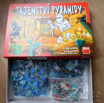 Kostky, hodiny, puzzle,motorka - 6