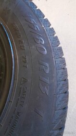Zimní pneumatiky 155/80 R13, ráfek 5Jx13H2 ET43 - 6