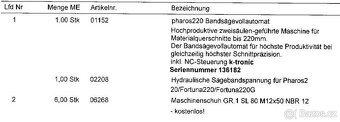 Automatická pila KLAEGER pharos 220 Pásová pila Kläger na ko - 6