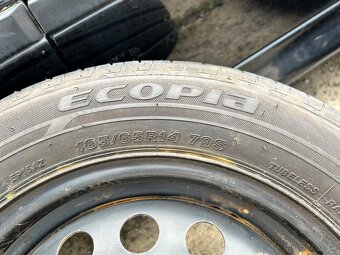 Plechová sada disku s pneu Kia 4x100 R14” - 6