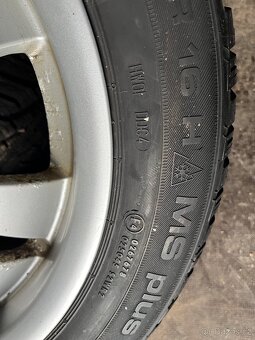 BMW 3 Lítá kola s pneu 205/55/16 zimní M+S - 6