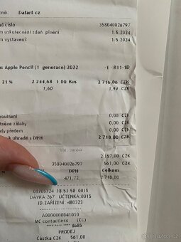 Apple IPad, Apple Pencil V ZÁRUCE - 6