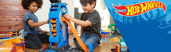 Mega garáž Hot Wheels dráha - parkovací věž - top stav - 6