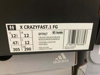 Kopačky Adidas Crazyfast 1 FG black - 6