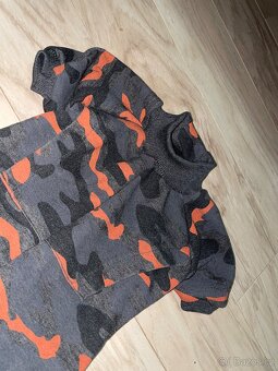 Maskáčový overal pro psy teplá bavlna mikina 48cm - 6