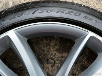 Original 2x ALU kolo Audi 20" 9J ET37 pneu 265/35/R20 - 6