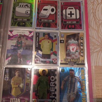 Fotbalove karty + album - 6