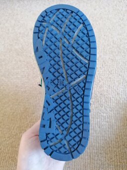 Nové modrošedé kožené kotníkové celoroční boty Essi, v. 29 - 6