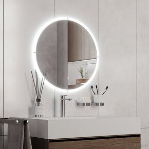 Kulaté LED zrcadlo pr. 600 s dotykovým senzorem - 6