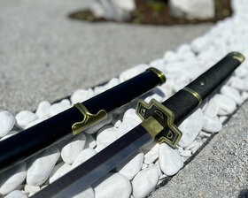 Luxusní černá Katana - samurajský meč na zeď - 6