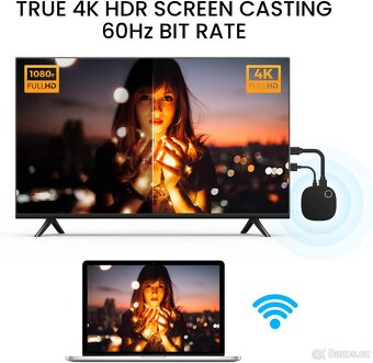 SC01 Miracast Dongle pro TV, 4k@60Hz s - 6