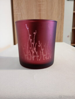 Skleněné svícne na čajovou svíčku, nové, 2 ks - 6