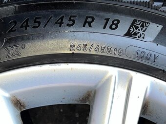 Original ALU kola Audi 18\" 8J ET39 + zimní pneu 245/45/R1 - 6