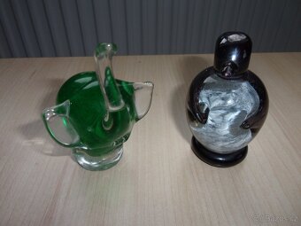 STARÁ SKLENĚNÁ FIGURKA - TĚŽÍTKO - SLON A TUČŇÁK - 6