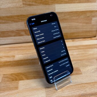 iPhone 15 Pro 256GB, modrý Titan, eSIM (rok záruka) - 6