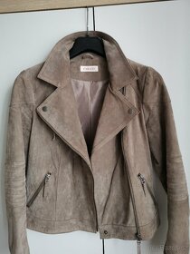 Dámská kožená bunda zn. CAMAIEU - 6