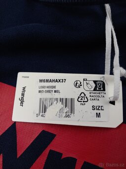 Wrangler mikina navymodrá - nová - nepoužitá - 6