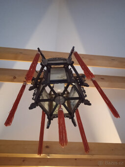 Prodám levně ručně malovaný čínský lustr - 6