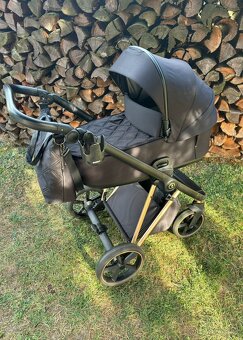 kočárek Roan Ivi Raven Black rose gold - 6
