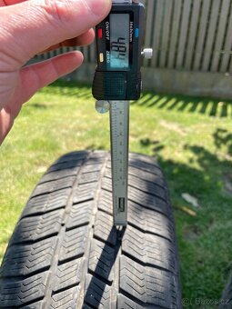4x Plechové disky se zimní pneu 5x112 Škoda/Octavie,VW,Audi - 6