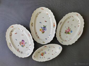 Luxusní porcelánovi servírovací talíře Pirkenhammer Rococo - 6