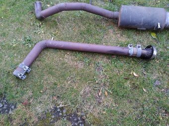 Provizorní výfuk fabia rs 1.9tdi včetně downpipe 60mm - 6