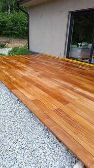 Garapa terasová prkna, hladké/ drážkované s dopravou - 6