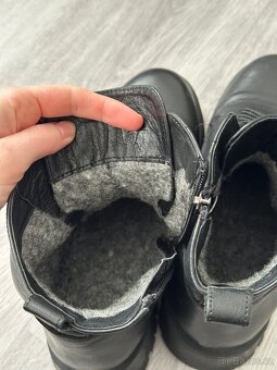 černé kožené boty, vel 37 - 6