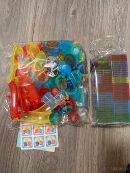 Stavebnice magnetická 200 ks nová - 6