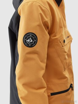 Pánská snowboardová bunda anorak membrána 10000 - oranžová - 6