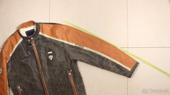 Pánská kožená bunda Tom Tailor velikost L - 6