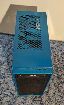 Počítačová skříň, Fractal Design Focus G Window Blue, 2x ven - 6
