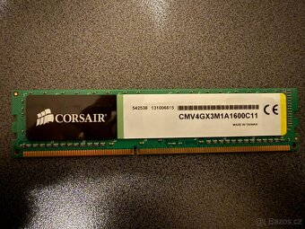 RAM DDR3 4GB – 1333 / 1600 MHz – desktop PC – více kusů - 6