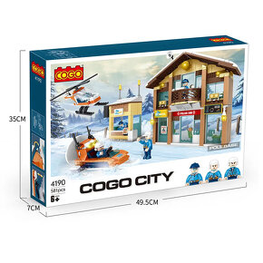 Cogo City stavebnice Polární základna 581 dílů - nová - 6