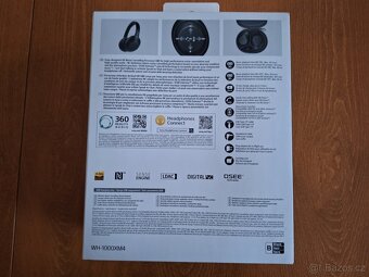 Sony WH-1000XM4 Hi-Res, černá, Top stav – záruka 04/2026 - 6
