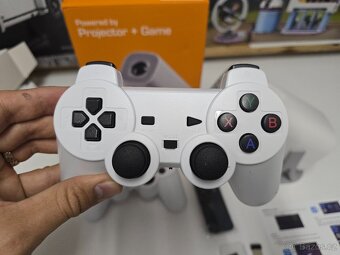 FULL HD LED přenosný projektor USB, HDMI + HRY a ovladače - 6