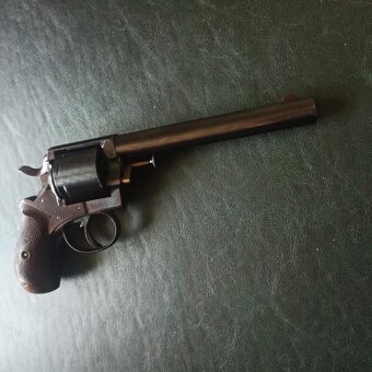 Dlouhý revolver English BULL DOG 450 krásný TOP po renovaci - 6