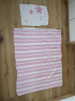 Dívčí dětské povlečení do postýlky Růžové 95 x 120 cm - 6