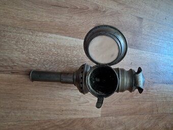 Svíčková lampa 1910 na historické kolo - 6