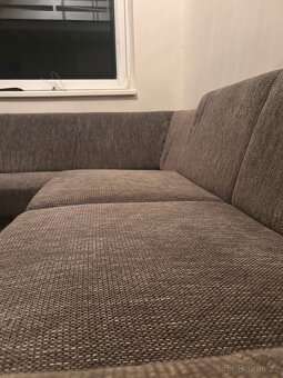 Moderní rozkládací sedací souprava – skvělý stav - 6