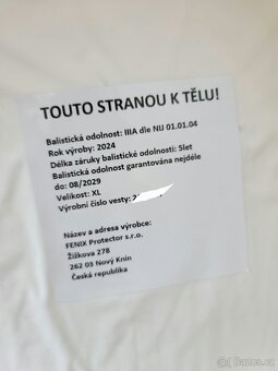 balistická neprůstřelná vesta policie balistické taktická - 6