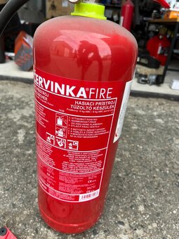 Hasicí přístroje Červinka 6kg + CO2 5kg – aktuální revize - 6